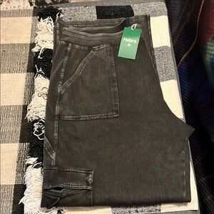 COPY - Halara Black Denim Cargo Pants 2XL